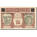 Banknote, Austria Artstetten 10Heller, château 2, 1920 UNC(63) brown Mehl:FS 52a