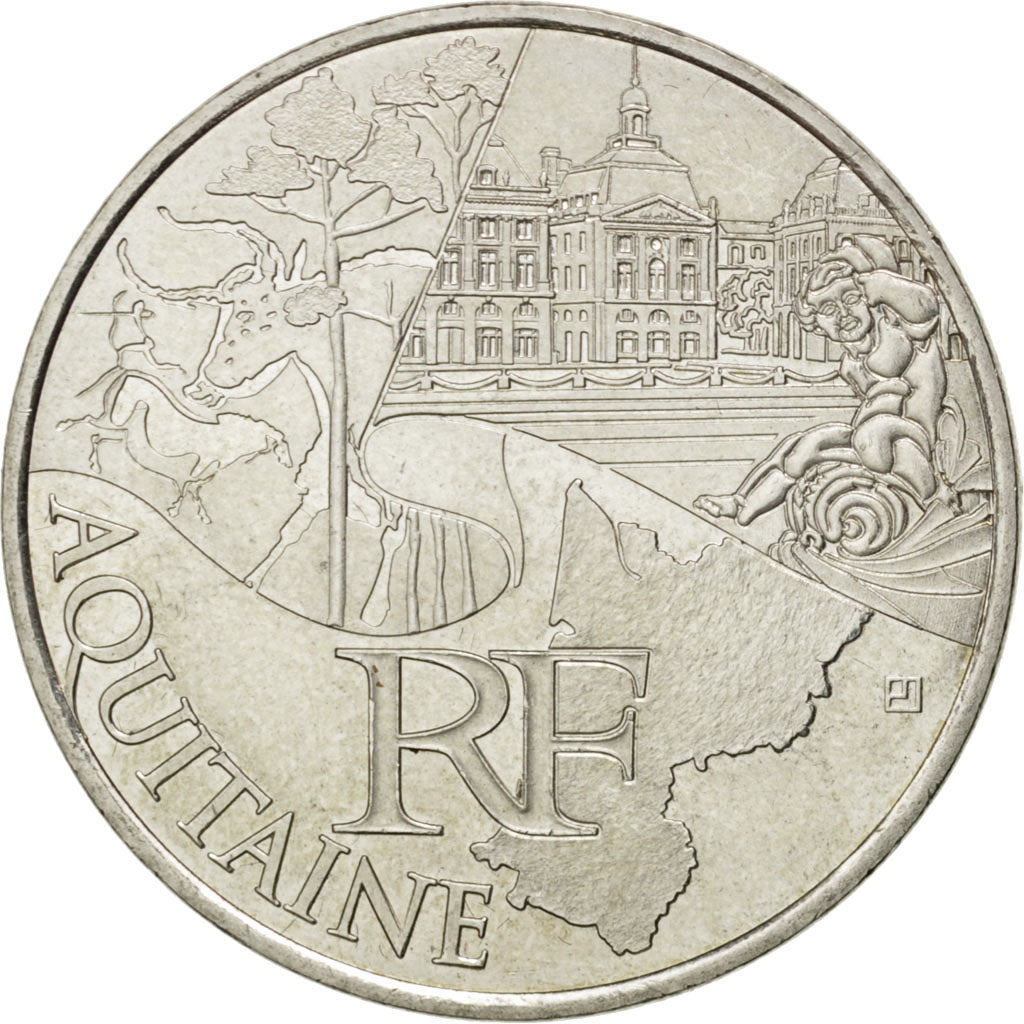 FRANCE, 10 Euro, 2011, Paris, KM #1727, MS(63), Silver, 29, 10.00