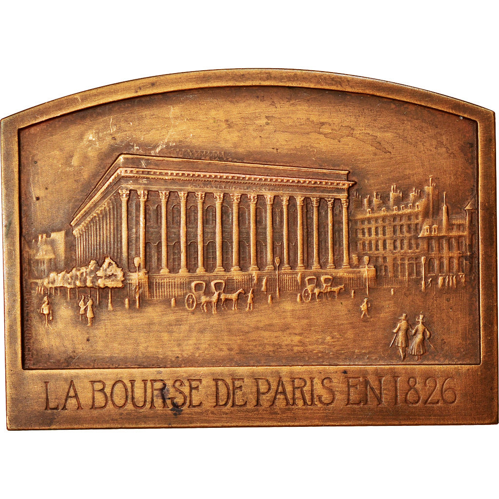 France, Medal, Centenaire du Monument de la Bourse, Paris, 1926, Baudichon