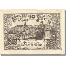 Banknote, Austria, Schleissheim, 10 Heller, château, 1920 UNC(63) Mehl:FS 961