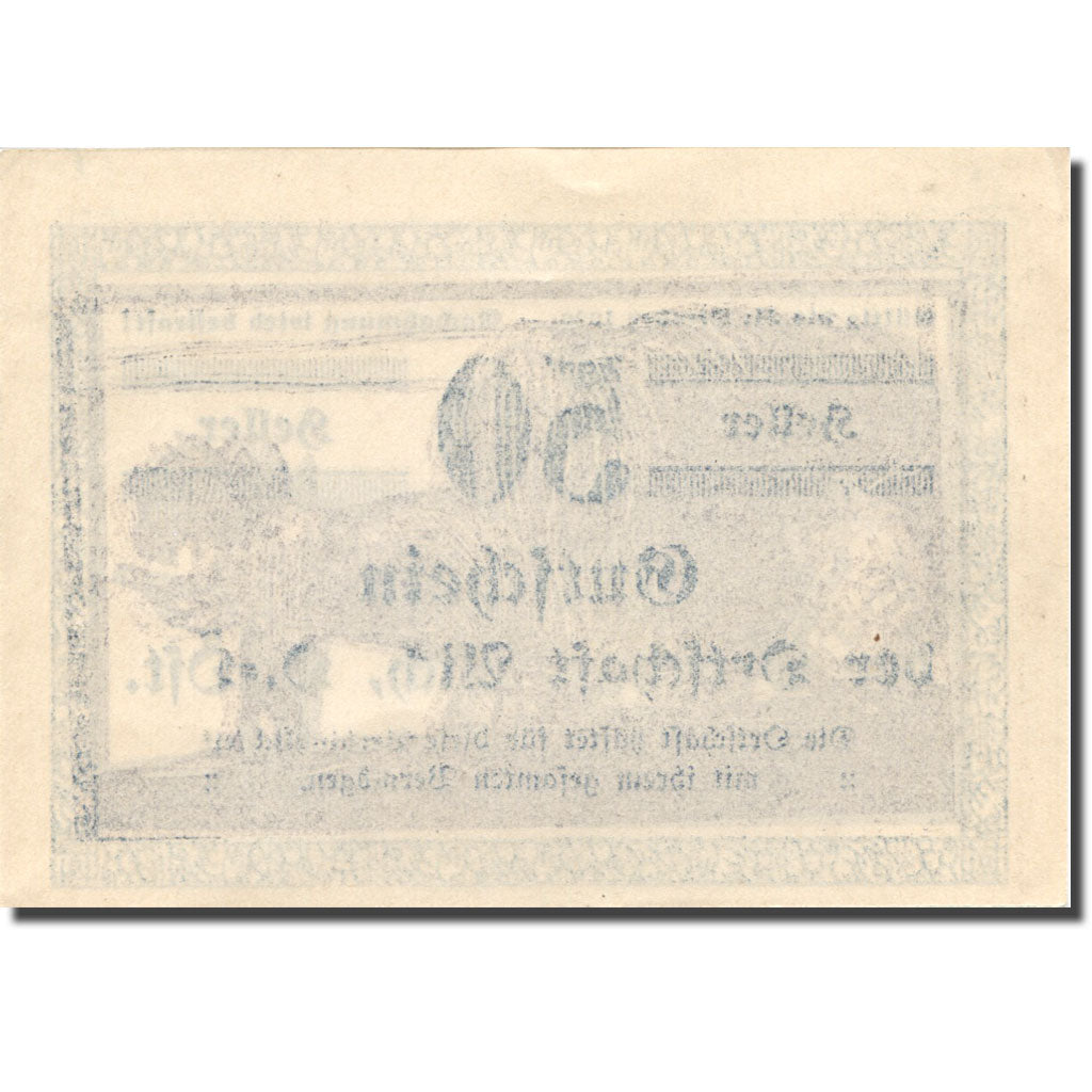 Banknote, Austria, Aich, 50 Heller, agriculteur, 1920 UNC(63) Mehl:FS 10a