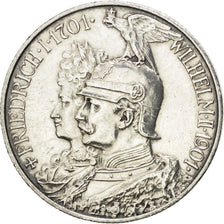 German States, 2 Mark, 1901, Berlin, KM #525, AU(50-53), Silver, 28, 11.11