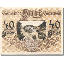 Banknote, Austria, Haid, 40 Heller, gare, UNC(63), Mehl:FS 334II