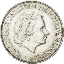 NETHERLANDS, 2-1/2 Gulden, 1962, KM #185, AU(50-53), Silver, 33, 14.99