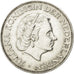 NETHERLANDS, 2-1/2 Gulden, 1962, KM #185, AU(50-53), Silver, 33, 14.99