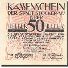 Banknote, Austria, Stockerau 50 Heller valeur faciale, 1920 UNC(63) Mehl:FS 1038