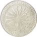 GERMANY - FEDERAL REPUBLIC, 10 Mark, 1972, KM #130, AU(55-58), Silver, 32.5,...