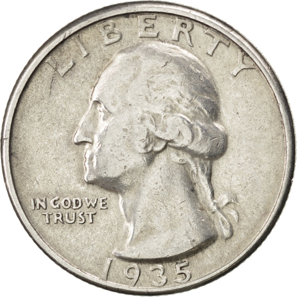 UNITED STATES, Washington Quarter, Quarter, 1935, U.S. Mint, KM #164,...