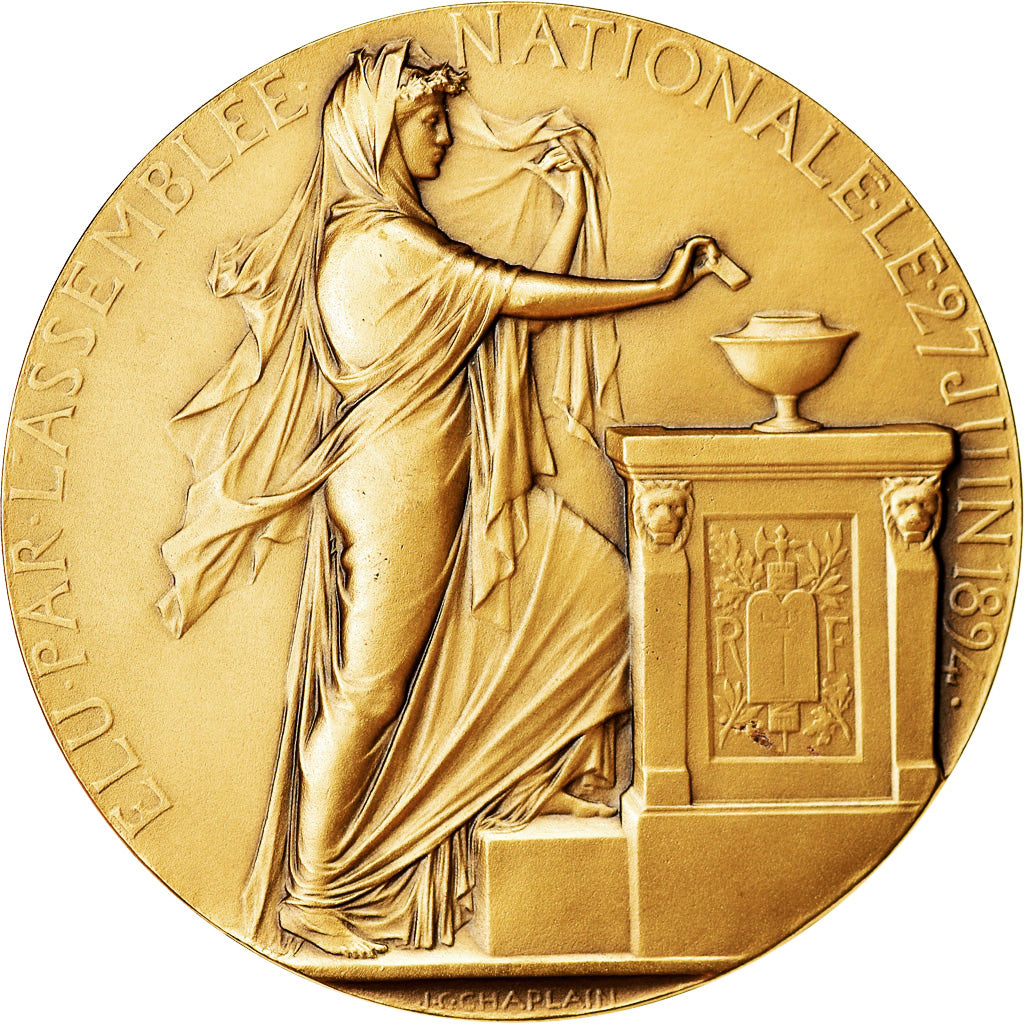France, Medal, Casimir Périer, Président de la République, Chaplain