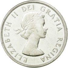 Münze, Kanada, Elizabeth II, Dollar, 1962, Ottawa, VZ, Silber, KM:54