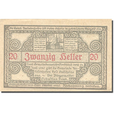 Banknote, Austria, Antiesenhofen, 20 Heller, Eglise, 1920 UNC(63) Mehl:FS 47