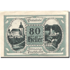 Banknote, Austria, Attnang-Puchheim, 80 Heller château 1920 UNC(63) Mehl:FS 61II