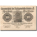 Banknote, Austria, Krems, 10 Heller, Monument, 1920 UNC(63) Mehl:FS 472II