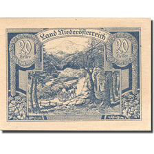 Banknote, Austria, Niederösterreich, 20 Heller 1920, UNC(63) Mehl:FS 671IIa