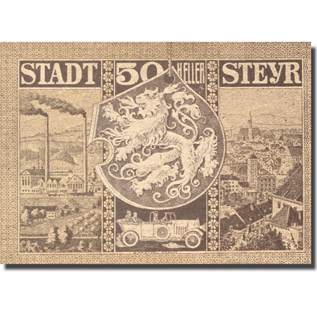 Banknote, France, Steyr, 50 Heller, Usine, UNC(63), Mehl:FS 1034IIb