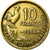 Münze, Frankreich, Guiraud, 10 Francs, 1954, S, Aluminum-Bronze, KM:915.1