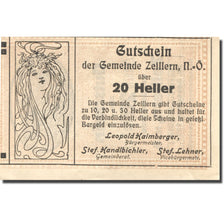 Banknote, Austria, Zeillern, 20 Heller, agriculteur, 1920 UNC(63) Mehl:FS 1263a