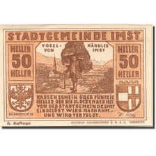 Banknote, Austria, Imst, 50 Heller, personnage, 1920 UNC(63) Mehl:FS 405c