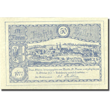 Banknote, Austria, St Florian, 50 Heller, village, 1920 UNC(63) Mehl:FS 879