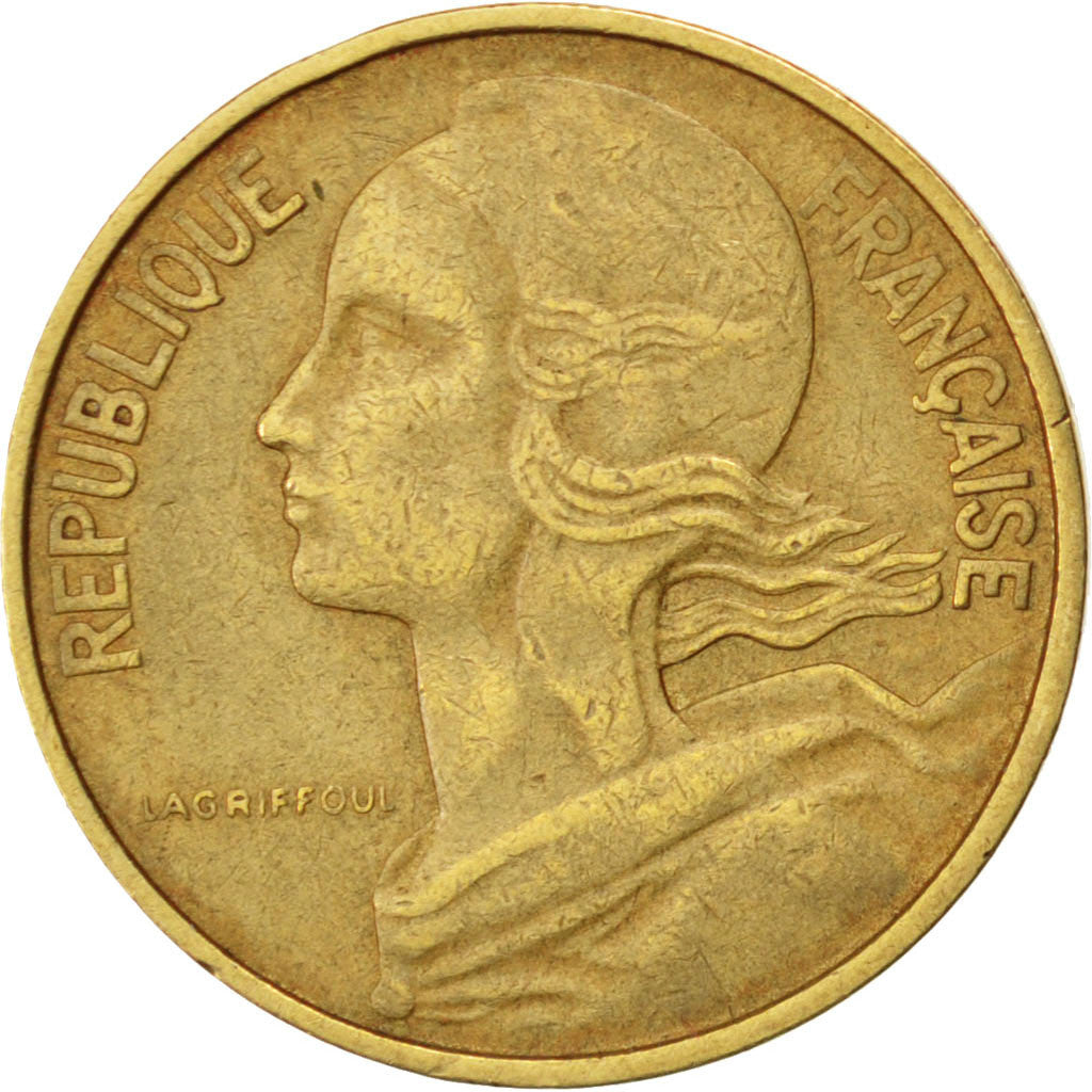 FRANCE, Marianne, 10 Centimes, 1962, Paris, KM #929, EF(40-45),...