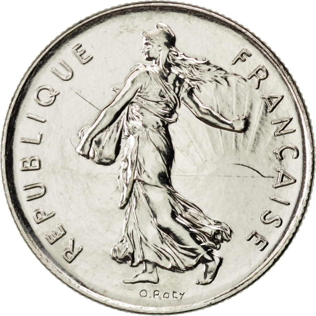 FRANCE, Semeuse, 5 Francs, 1998, Paris, KM #926a.1, MS(65-70), Nickel Clad...