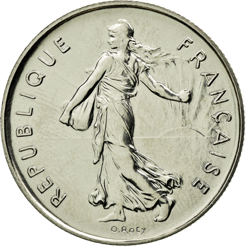 Monnaie, France, Semeuse, 5 Francs, 1982, FDC, Nickel Clad Copper-Nickel