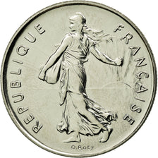 Monnaie, France, Semeuse, 5 Francs, 1982, FDC, Nickel Clad Copper-Nickel