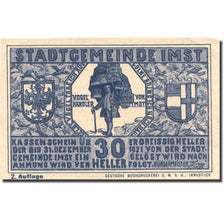 Banknote, Austria, Imst, 30 Heller, Blason 1920-12-31, UNC(63), Mehl:FS 405