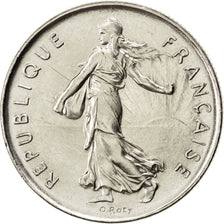 FRANCE, Semeuse, 5 Francs, 1976, Paris, KM #926a.1, MS(65-70), Nickel Clad...