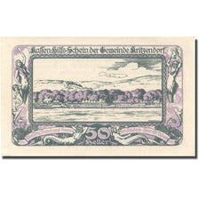 Banknote, Austria, Kritzendorf, 50 Heller, train, 1920 UNC(63) Mehl:FS 484a