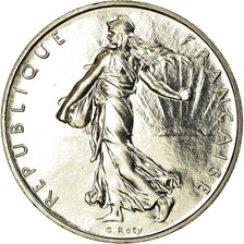 Munten, Frankrijk, Semeuse, Franc, 1990, FDC, Nickel, KM:925.1, Gadoury:474