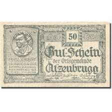 Billet, Autriche, Atzenbrugg, 50 Heller, personnage, 1920 SPL Mehl:FS 63Ia