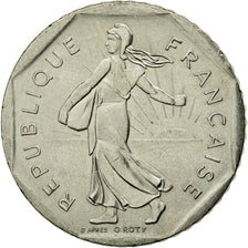 Coin, France, Semeuse, 2 Francs, 1988, MS(60-62), Nickel, KM:942.1, Gadoury:547