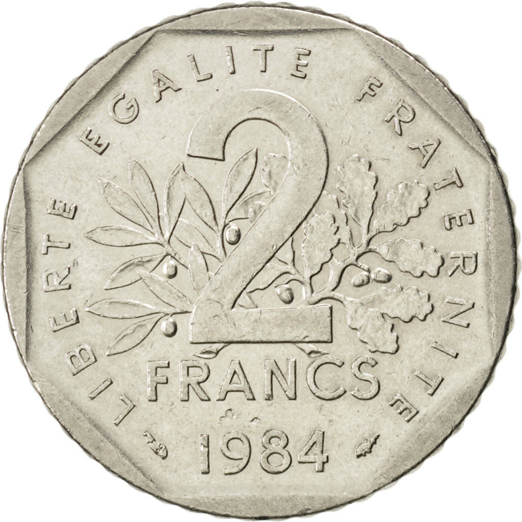 Monnaie, France, Semeuse, 2 Francs, 1984, TTB+, Nickel, KM:942.1, Gadoury:547