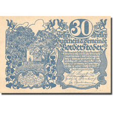 Biljet, Oostenrijk, Vorderstoder, 30 Heller, Monument, SPL, Mehl:FS 1120