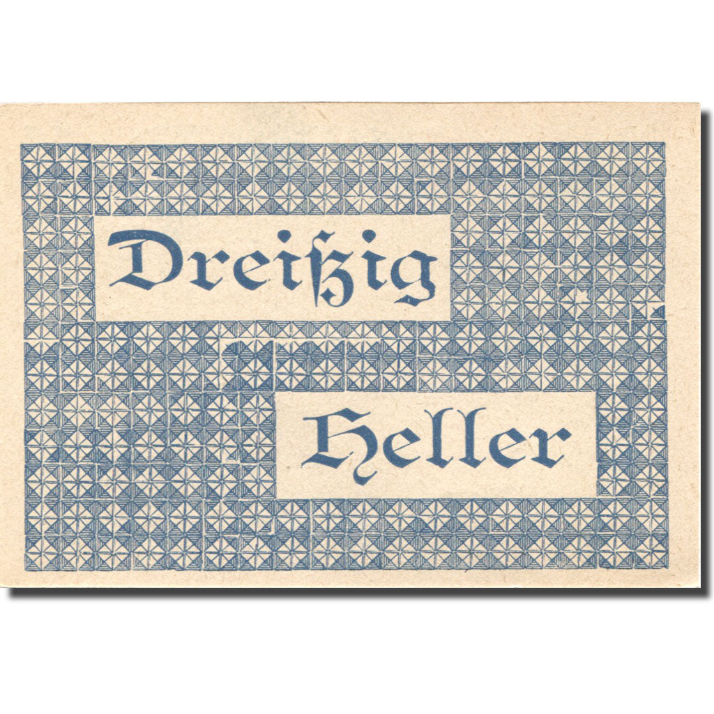 Biljet, Oostenrijk, Vorderstoder, 30 Heller, Monument, SPL, Mehl:FS 1120