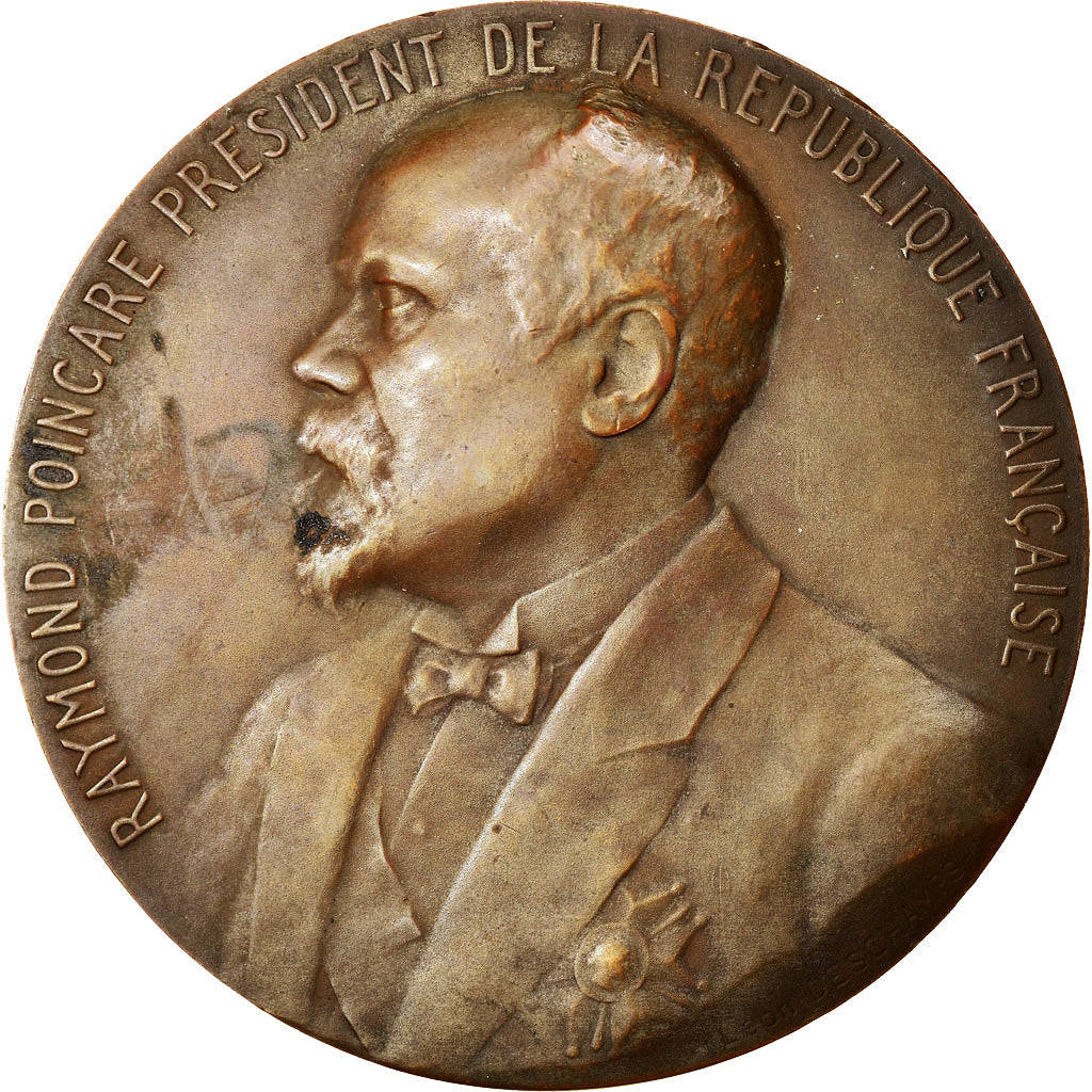 France, Medal, Raymond Poincaré, Président de la République, Deschamps