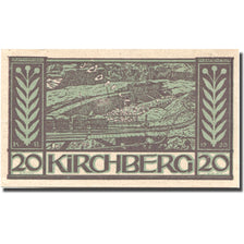 Billete, Austria, Kirchberg, 20 Heller, train, SC, Mehl:FS 441d