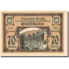 Banknote, Austria, Kreith, 70 Heller, train, 1920-12-31, UNC(63), Mehl:FS 471a