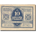 Banknote, Austria, Adlwang, 10 Heller, village, 1920-12-31 UNC(63) Mehl:FS 5a
