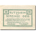 Geldschein, Österreich, Oed, 10 Heller, agriculteur, 1920 VZ Mehl:FS 703a