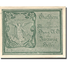 Banknote, Austria, Haag, 20 Heller, personnage, 1920 UNC(63) Mehl:FS 318Vb