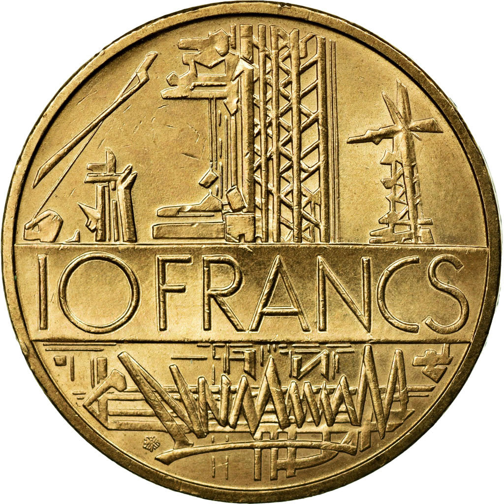 Coin, France, Mathieu, 10 Francs, 1985, MS(63), Nickel-brass, KM:940