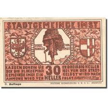 Banknote, Austria, Imst, 30 Heller, Blason 1920-12-31, UNC(63) red Mehl:FS 405b