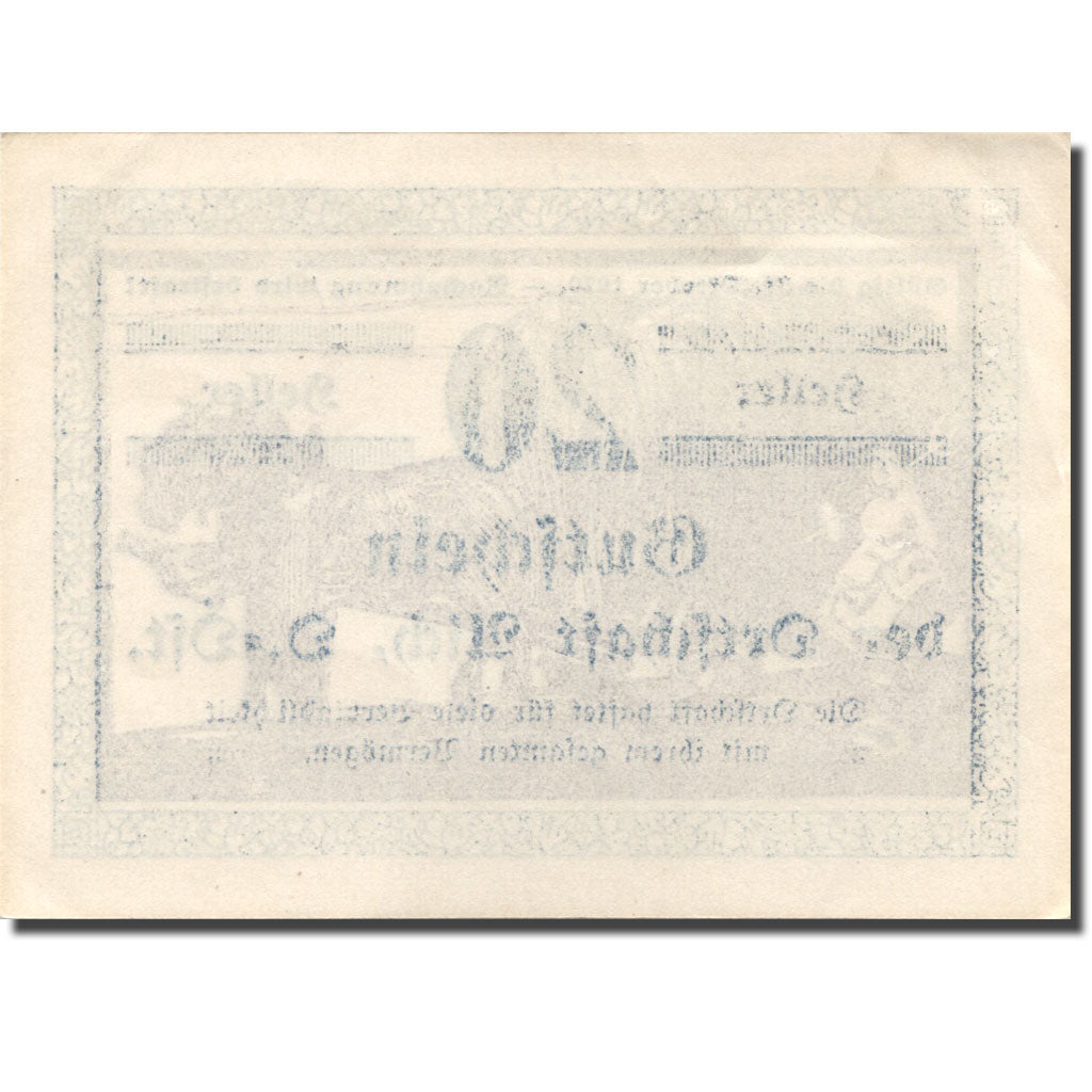 Banknote, Austria, Aich, 20 Heller, agriculteur, 1920 UNC(63) Mehl:FS 10b