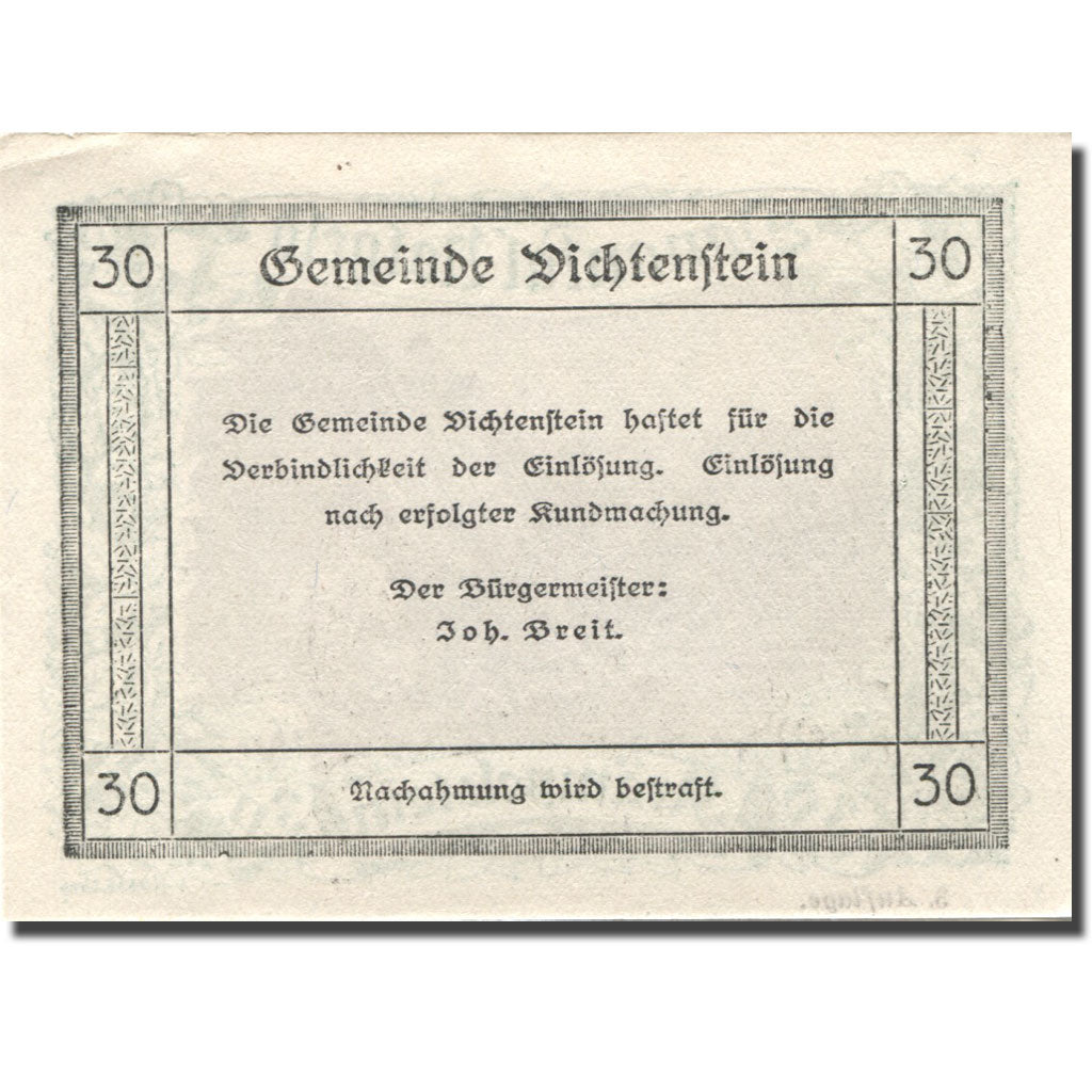 Banknote, Austria, Krämpelstein, 30 Heller, lac, UNC(63), Mehl:FS 127i