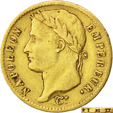 FRANCE, Napoléon I, 20 Francs, 1812, Lille, KM #695.10, VF(30-35), Gold, Gadoury