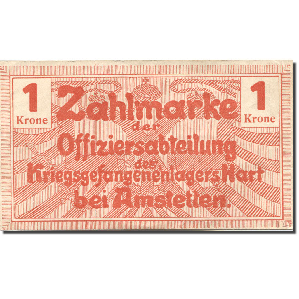 Banknote, Austria, Amstetten, 1 Krone, valeur faciale red AU(50-53)