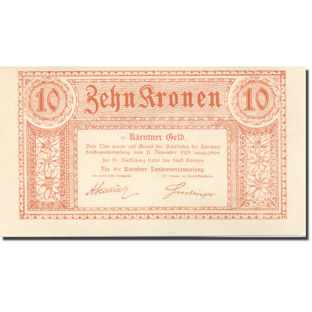 Banknote, AUSTRIAN STATES, 10 Kronen, 1918, 1918-11-11, KM:S102, UNC(63)