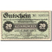 Banknote, Austria, Kleinmünchen, 20 Heller face value 1915 UNC(63) Mehl:FS 456
